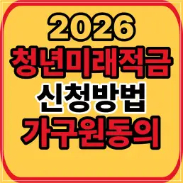 청년미래적금 신청방법